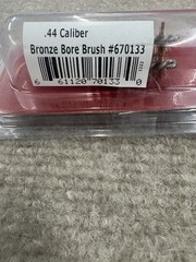 2 Tipton Ultra Jag & Bronze Bore Brush .44 Caliber Solvent-Proof Metal Bronze