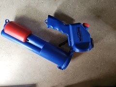Easy Use Blue & Orange Color Shotgun Tool for 12oz Cans Great for Parties ECT…