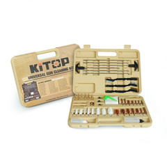 59 Pcs Universal Premium Gun Cleaning Kit Rifle Pistol Shotgun for All Caliber