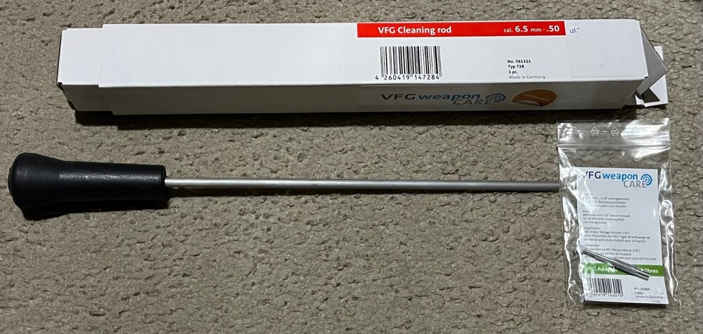 VFG #361322 Pistol Cal. 6.5mm to.50 1-Piece Cleaning Rod Fun-Line Sport Type 728