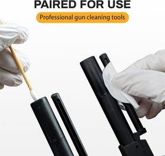 Gun Cleaning Patches and Gun Cleaning Swabs – Piece Rifle/Pistol Cleaning Kit fo