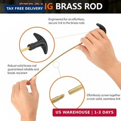 Gun Cleaning Kit Universal Handgun Cleaning Kit, .22,.357,.38,9mm,.45 Caliber Pi