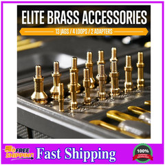 GLORYFIRE Elite Cleaning Kit–Universal 66pcs Set w Brass Brushes