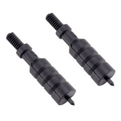 2 Pieces .40 Caliber Nylon Spear Pointed Jag Outers Jag Cleaning Tip Accessories