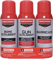 Streamlined Gun Cleaning Essentials: 10 oz Aerosol 1-2-3 Pack for All Firearms