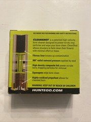 Huntego 20 Gauge CleanShot Shoot-Thru Gun Bore Cleaner ~ NEW ~ 4 Pack Of Shells