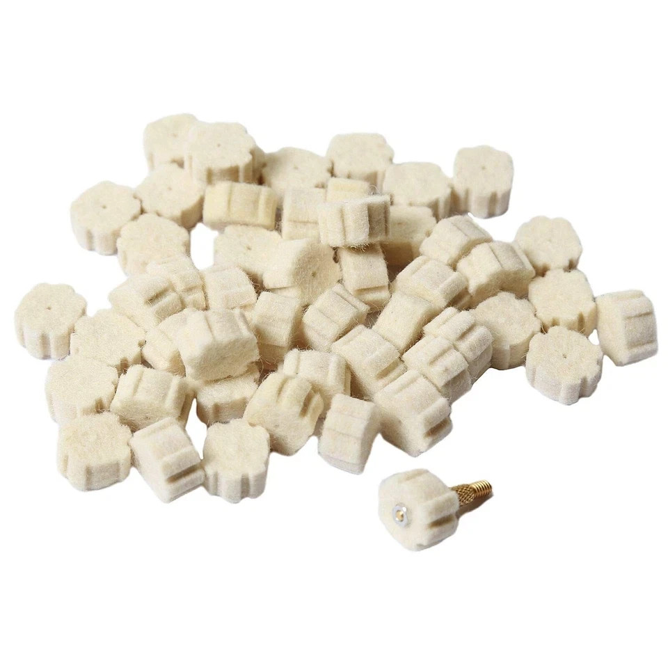 Pack of 50 .223 Cal 5.56mm Star Chamber Cleaning Pads for Gun Cleaning