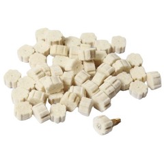 Pack of 50 .223 Cal 5.56mm Star Chamber Cleaning Pads for Gun Cleaning