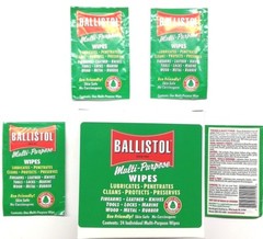 Ballistol Multi Purpose Lubricant Gun Cleaning wipes-Preserving Oil – Pack of 20