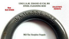 USGI J.A.M. 5564102 45 CAL STEEL CLEANING ROD, NOS, COLLECTORS L@@K!
