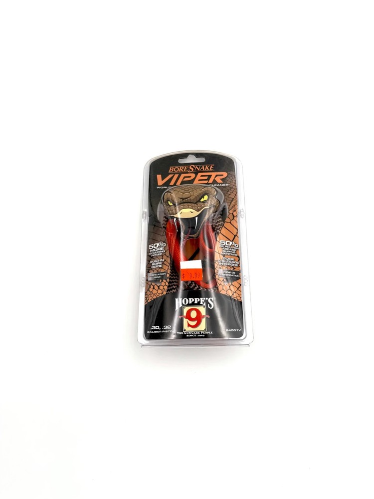 Hoppe’s 9 BoreSnake Viper Bore Cleaner – .30, .32 Pistol