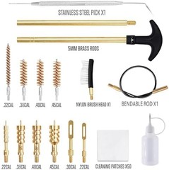 Universal Gun Cleaning Kit for.22.38.40.45 Caliber – Pistol Rifles Handgun B