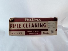 Outers 477 .30 Cal Rifle Cleaning Kit w Box & Papers 1960s
