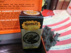 Vintage Marbles Gun Cleaning Kit NITRO SOLVENT LEAD TOP Oil Tin Pad Box Full ROD
