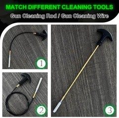 6pcs Gun Cleaning Brushes Shotgun Cotton Mop Brush Pistol Cleaning Kit for 22 Ca