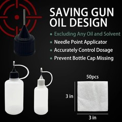 Universal Gun Cleaning Kit with Brass Rods Handgun Firearm Cleaner Tool