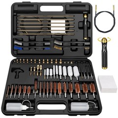 Rifle Gun Cleaning Kit – Complete Set with Rods, Jags, Brushes & Mops for .17 to