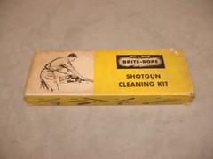 Vintage Brite-Bore shotgun cleaning kit mill run 12 20 gauge gun cleaner ad