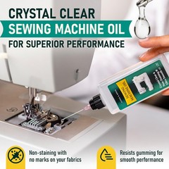 3.4 Oz Sewing Machine Oil Set Including 1″ & 1.5″ Precision Oil Applicators &…