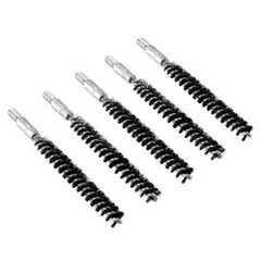 .250 cal 5 Pack Nylon Bristle Bore Cleaning Brush 8×32 Thread with 50 Patches