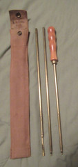 Brass RIFLE CLEANING ROD – 3 Piece, Jointed – 36 inches