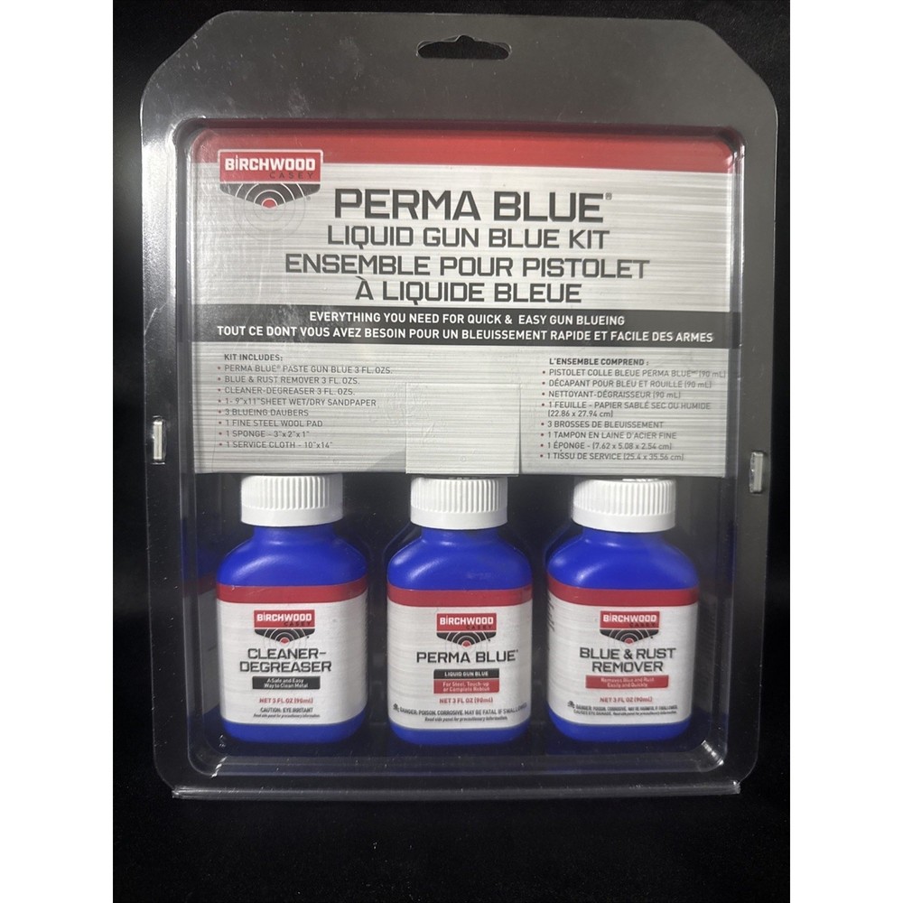 🔧 Birchwood Casey Perma Blue Liquid Gun Blue Kit – Brand New & Sealed 💙- 13801
