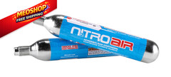 Umarex NitroAir Prefilled Nitrogen Cartridges for N2-Powered Pack of 2, Multi