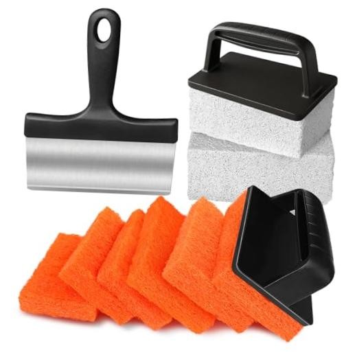 Griddle Cleaning Kit for Blackstone,11 Pieces Flat Top Grill Cleaning Kit with
