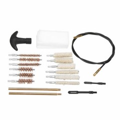Pistol Cleaning Brush Kit Carrying Case For Caliber Hand Gun 22 357 38 40 45 9mm