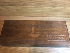 Outers Deluxe Gun Cleaning Kit in Wooden Box Rifles Pistols Shotgun