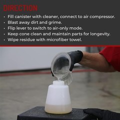I Air Cleaning Gun – Deep Cleans Auto Interiors & Exteriors – Compressed Air …