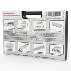 Marksman Precision Universal Gun Cleaning Kit – CNC Machined BRASS Jags & Tips!