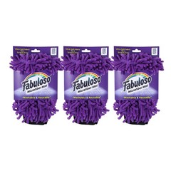 Fabuloso Microfiber Cleaning Mitt Purple Lint-Free Scratch-Free One Size
