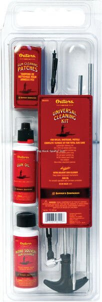 Outers Aluminum Rod Shotgun Cleaning Kit 20/28 Gauge Clamshell 96308