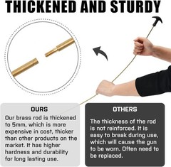 Complete Gun Maintenance Kit – Brass Rods, Brushes & Storage Case for Easy Use