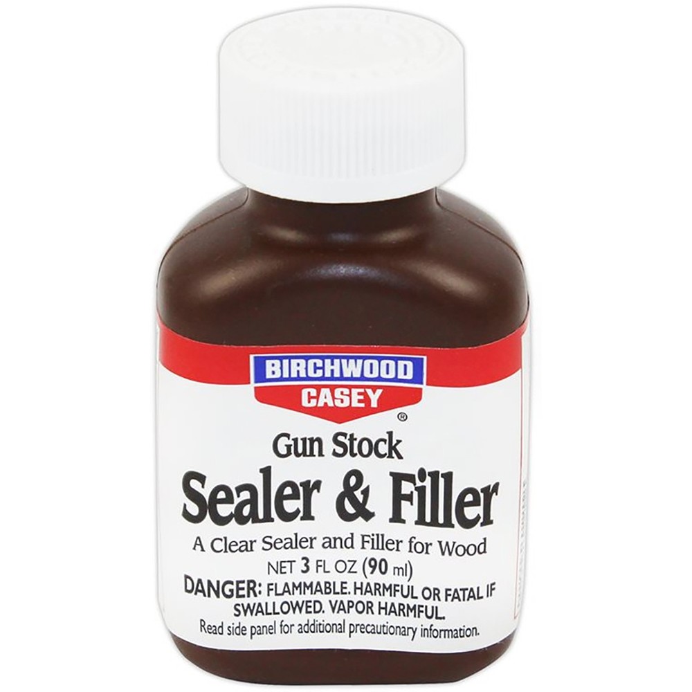 Birchwood Casey – Gun Stock Sealer & Filler – Clear – 3 oz. Bottle