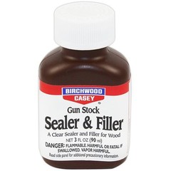 Birchwood Casey – Gun Stock Sealer & Filler – Clear – 3 oz. Bottle
