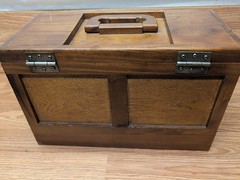 Handmade Wood Gun Cleaning Kit Box For Rifles Handguns Shotguns