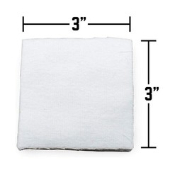 SHOOTERS CHOICE 3in Cotton 100-Pack Gun Cleaning Patches (SHF-919SQ-100)