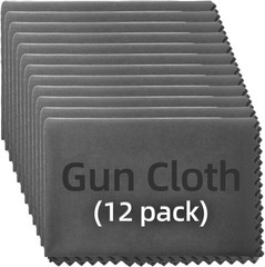 6/12 Pack Microfiber Gun Cleaning Cloth, 12″x12″ Lint Free Gun Cleaning Rags