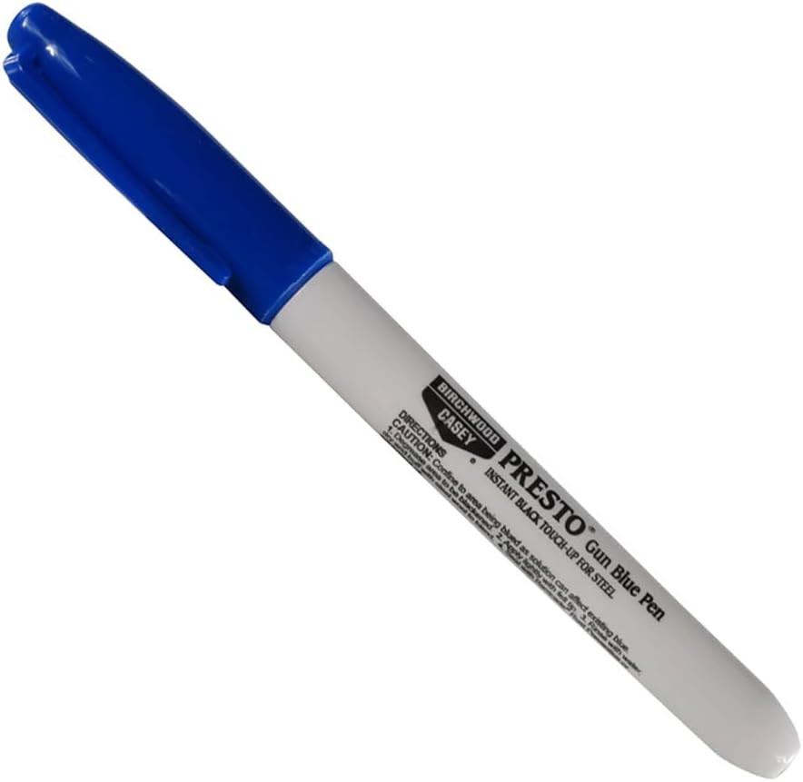 Birchwood Casey Fast-Drying Fast-Acting Presto Gun Blue Touch-Up Pen for Restori