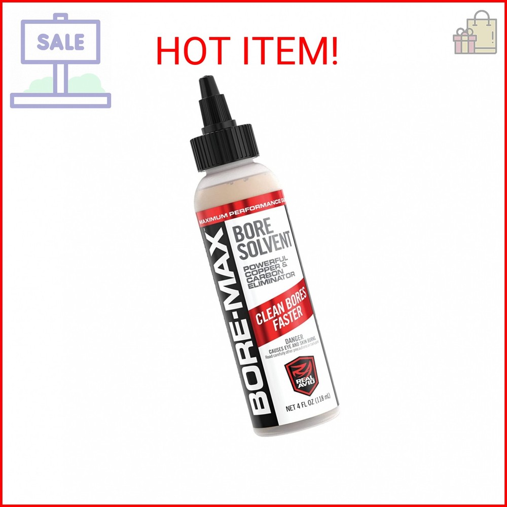 Real Avid Gun Cleaning Solvent 4oz Bottle, Bore Cleaner Gun Cleaning Fluid, Gun