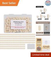 Deep Clean Cotton Wool Pellets for Firearms – .177 Caliber, 300 Count Boxed Set