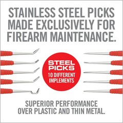 Real Avid Accu-Grip Stainless Firearm Cleaning Steel Pick Kit – AVAGSPS