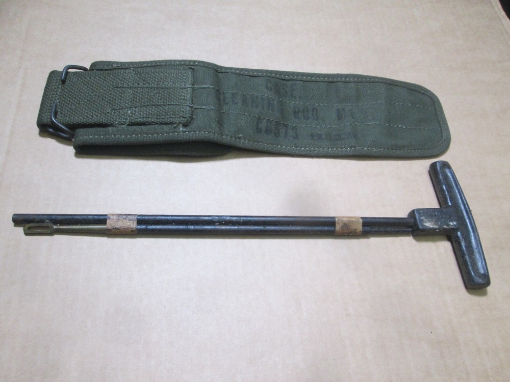 Unissued WW2 USGI 30 Cal. M1Carbine Cleaning Rod Set with Unissd 1945 Dated Case