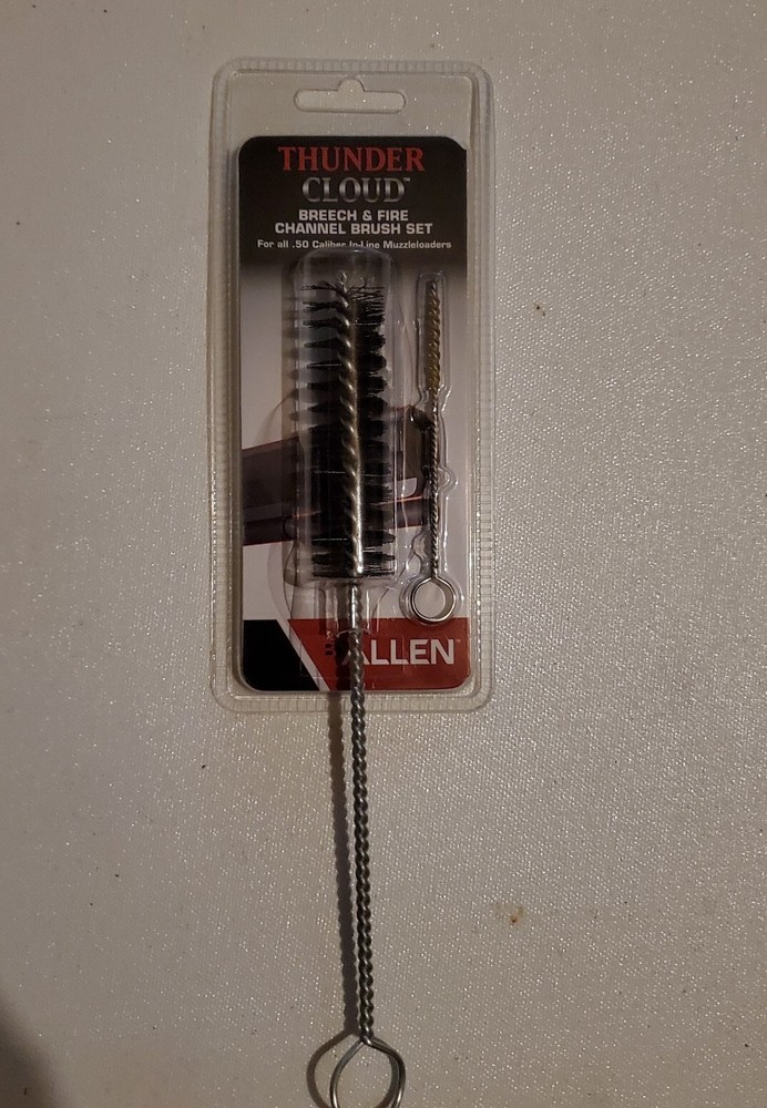ALLEN Thunder Cloud Breech & Fire Channel Brush Set .50 Caliber Muzzleloader