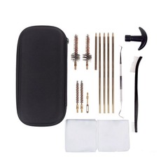 Gun Cleaning Kit for .223/5.56 Gun with Bore Chamber Brushes, Brass, Jags, Ro…