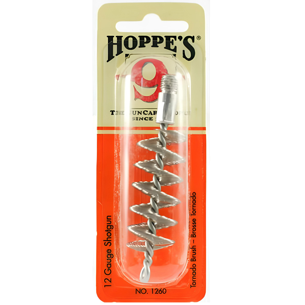 Hoppe’s Tornado Brush 12-Gauge Shotgun Cleaning Stainless Steel Spiral 1260