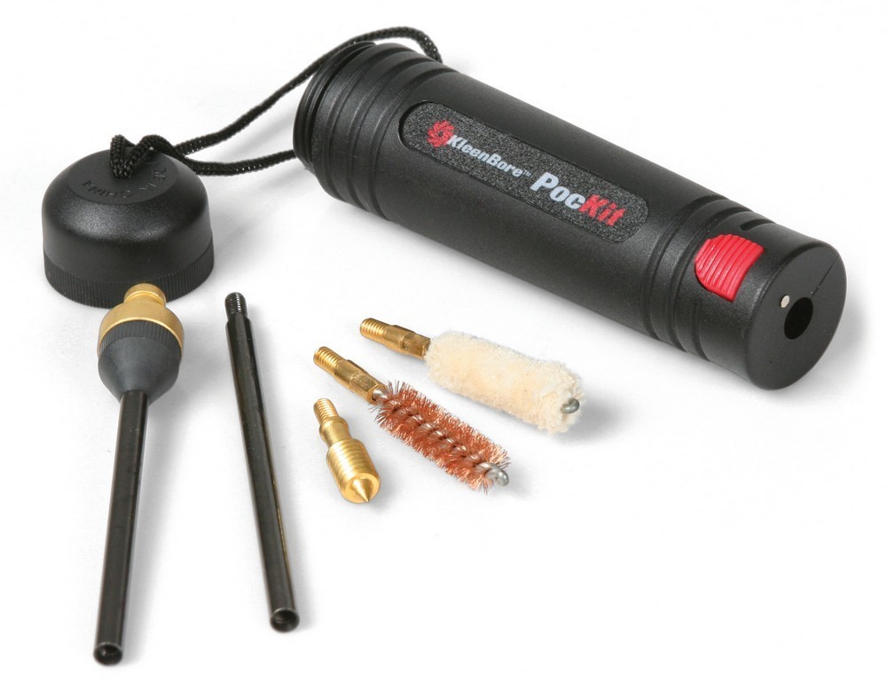 KleenBore PocKit Pistol 9mm Cleaning Kit For Glock 17 19 19X 26 34 43 48 Pistols