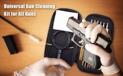 Universal Pistol Gun Cleaning Kit for 22 .357/.38/9mm .40.45 Caliber Handgun etc